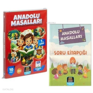 1. Sınıf Anadolu Masalları Okuma Seti - 10 Kitap Takım + Soru Kitapçığı İlaveli