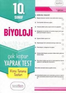 10. Sınıf Biyoloji Konu Tarama Yaprak Testleri
