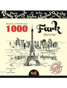 1000 Fark Bulmaca - Şehirler; Büyükler İçin Fark Bulmaca