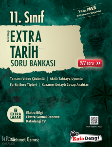 11.Sınıf Extra Tarih Soru Bankası - KE (Tümü Video Çözümlü)