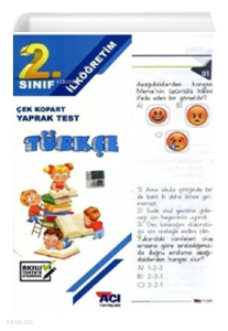 2.Sınıf Açı Türkçe Çek Kopart Yaprak Test