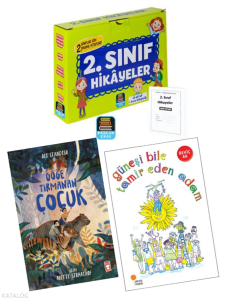2. Sınıf Hikayeler Okuma Seti, 10 Kitap - Göğe Tırmanan Çocuk - Güneşi Bile Tamir Eden Adam (13 Kitap Set)