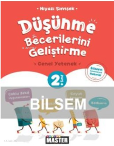 2. Sınıf Junior Master Düşünme Becerilerini Geliştirme Genel Yetenek ( Bilsem Sınavlarına Hazırlık )