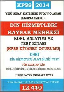 2014 KPSS Din ve Hizmetleri Kaynak Merkezi Konu Anlatımlı Test Kitabı