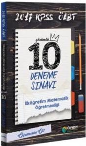 2017 KPSS ÖABT İlköğretim Matematik Öğretmenliği Çözümlü 10 Deneme Sınavı
