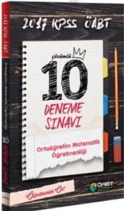 2017 KPSS ÖABT Ortaöğretim Matematik Öğretmenliği Çözümlü 10 Deneme Sınavı