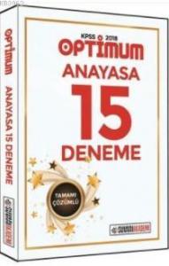 2018 KPSS Optimum Anayasa Tamamı Çözümlü 15 Deneme