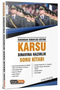 2019 Karsu Karargah Subaylığı Sınavına Hazırlık Soru Kitabı