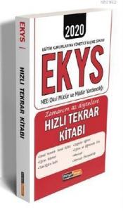 2020 EKYS MEB Okul Müdür ve Müdür Yardımcılığı Zamanım Az Diyenlere Hızlı Tekrar Kitabı