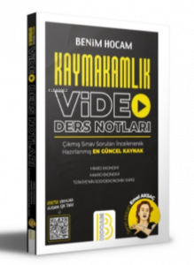 2021 Kaymakamlık Video Ders Notları