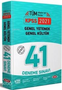 2021 KPSS Genel Yetenek - Genel Kültür 41 Deneme Sınavı