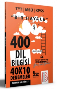 2022 Bir Hayale Serisi Dil Bilgisi Tamamı Çözümlü Deneme