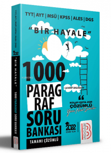 2022 Bir Hayale Serisi Tüm Sınavlar İçin Paragraf Tamamı Çözümlü Soru Bankası