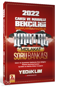 2022 Çarşı ve Mahalle Bekçiliği Sınavlarına Hazırlık Kartal Mülakat Soru Bankası