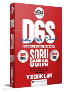 2022 DGS Prestij Serisi Sayısal-Sözel Yetenek Soru Bankası (4 Renk)