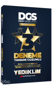 2022 DGS Prestij Serisi Tamamı Çözümlü 3 Yıldız Deneme