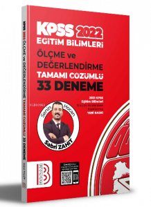 2022 Eğitim Bilimleri Ölçme ve Değerlendirme Tamamı Çözümlü 33 Deneme