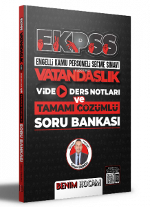 2022 EKPSS Vatandaşlık Video Ders Notları ve Tamamı Çözümlü Soru Bankası