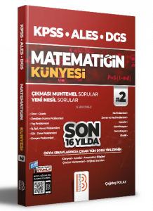 2022 KPSS ALES DGS Matematiğin Künyesi 2