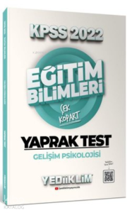 2022 KPSS Eğitim Bilimleri Gelişim Psikolojisi Çek Kopart Yaprak Test