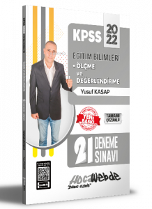 2022 KPSS Eğitim Bilimleri Ölçme ve Değerlendirme 21 Deneme Sınavı