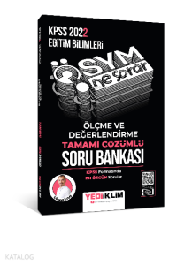 2022 KPSS Eğitim Bilimleri Ösym Ne Sorar Ölçme ve Değerlendirme Tamamı Çözümlü Soru Bankası