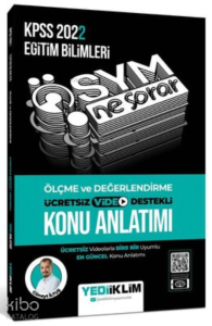 2022 KPSS Eğitim Bilimleri Ösym Ne Sorar Ölçme ve Değerlendirme Video Destekli Konu Anlatımı