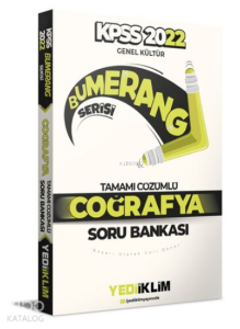 2022 KPSS Genel Kültür Bumerang Coğrafya Tamamı Çözümlü Soru Bankası