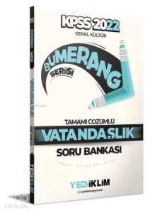 2022 KPSS Genel Kültür Bumerang Vatandaşlık Tamamı Çözümlü Soru Bankası