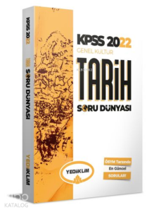 2022 KPSS Genel Kültür Tarih Soru Dünyası