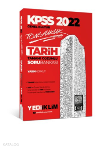 2022 KPSS Genel Kültür Tonyukuk Tarih Tamamı Çözümlü Soru Bankası