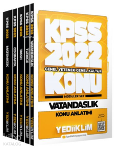 2022 KPSS Genel Yetenek Genel Kültür Konu Anlatımlı Modüler Set