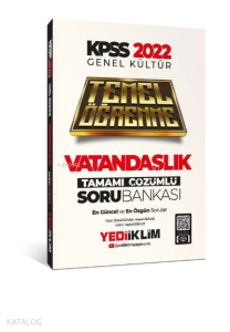 2022 Kpss Gk Vatandaşlık Temel Öğrenme Çöz.Soru Bankası
