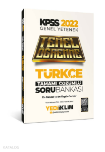 2022 Kpss Gy Türkçe Temel Öğrenme Çöz.Soru Bankası- M.Atalı