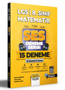 2022 LGS 8.Sınıf Matematik SES Deneme Serisi 15 Deneme