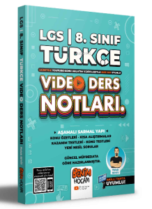 2022 LGS 8.Sınıf Türkçe Video Ders Notları (Konu Anlatımı)