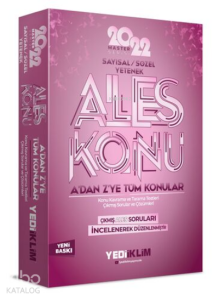 2022 Master Serisi Ales Sayısal- Sözel Yetenek Konu Anlatımı