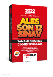2022 Master Serisi ALES Sayısal Sözel Yetenek Son 12 Sınav Tamamı Çözümlü Çıkmış Sorular