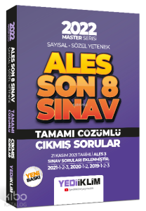 2022 Master Serisi ALES Sayısal Sözel Yetenek Son 8 Sınav Tamamı Çözümlü Çıkmış Sorular