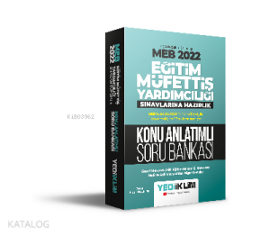 2022 MEB Eğitim Müfettiş Yardımcılığı Sınavlarına Hazırlık Konu Anlatımlı Soru Bankası
