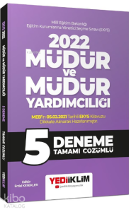 2022 Meb Ekys Müdür Ve Müdür Yard.Çöz.5 Deneme -E.Kesekler