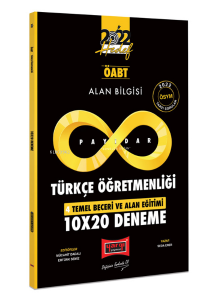 2022 ÖABT Alan Bilgisi Payidar Türkçe Öğretmenliği 4 Temel Beceri ve Alan Eğitimi 10x20 Deneme