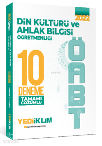 2022 ÖABT Din Kültürü ve Ahlak Bilgisi Öğretmenliği Tamamı Çözümlü 10 Deneme