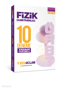 2022 ÖABT Fizik Öğretmenliği Tamamı Çözümlü 10 Deneme
