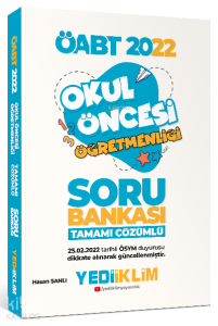 2022 ÖABT Okul Öncesi Öğretmenliği Tamamı Çözümlü Soru Bankası