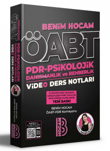 2022 ÖABT PDR - Psikolojik Danışmanlık ve Rehberlik Öğretmenliği Video Ders Notları
