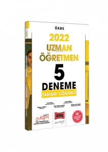 2022 ÖKBS Uzman Öğretmen Tamamı Çözümlü 5 Deneme Sınavı