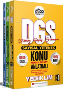 2022 Prestij Serisi DGS Konu Anlatımlı Modüler Set(3 Cilt)