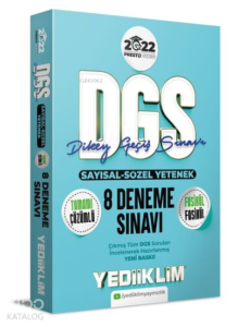 2022 Prestij Serisi Dgs Tamamı Çözümlü 8 Fasikül Deneme