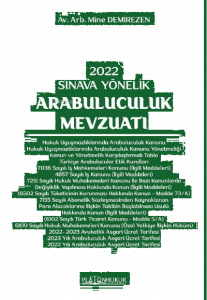 2022 Sınava Yönelik Arabuluculuk Mevzuatı